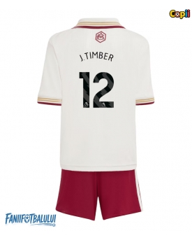Arsenal Jurrien Timber #12 Echipament de Fotbal Replică 2025-26 Copii Treilea (+ Șorturi)